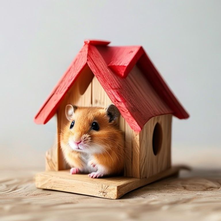 Petite maison pour hamster