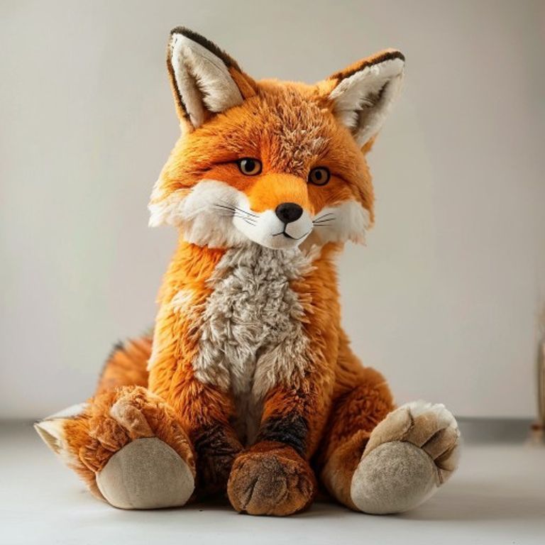 Peluche renard câlin XXL