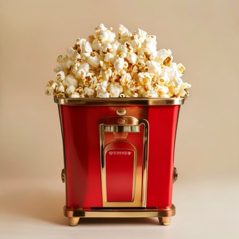 Machine à popcorn rétro