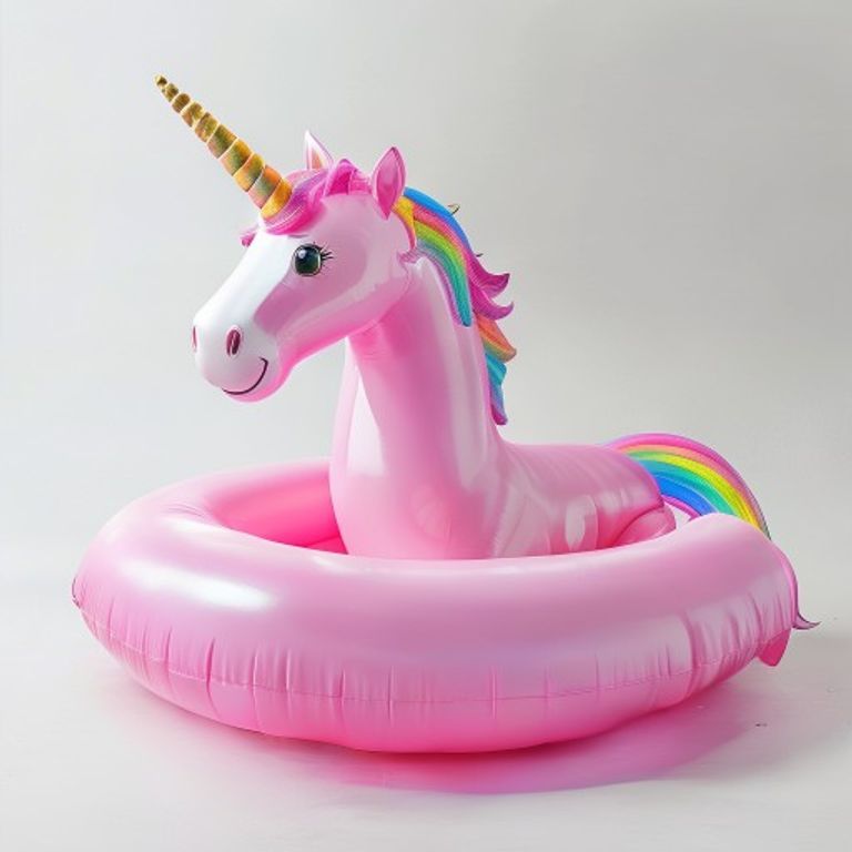 Bouée licorne géante